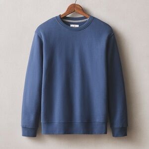 American Giant Women's‎ Midweight Crewneck in dark denim size small made in USA